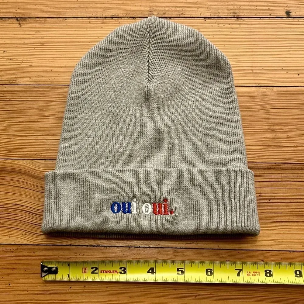 French Abroad knit beanie. Oui Oui. NWT.